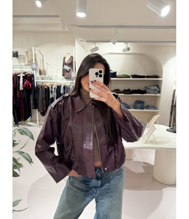The Foxie Jacket Bordeaux