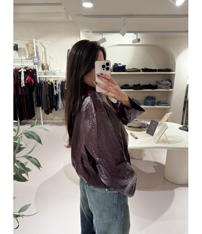 The Foxie Jacket Bordeaux