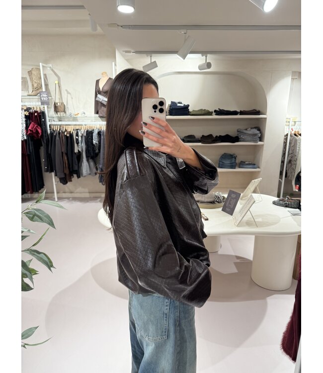 The Foxie Jacket Brown