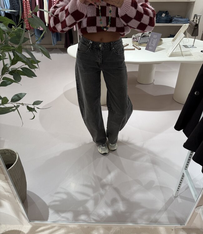 Balloon Jeans Grey W3717-G