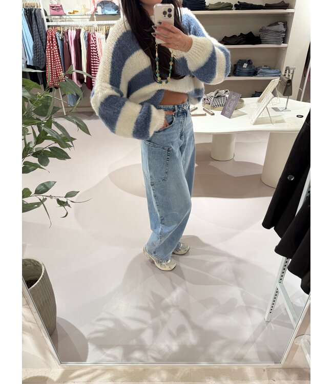 Balloon Jeans Light Blue W3832-3