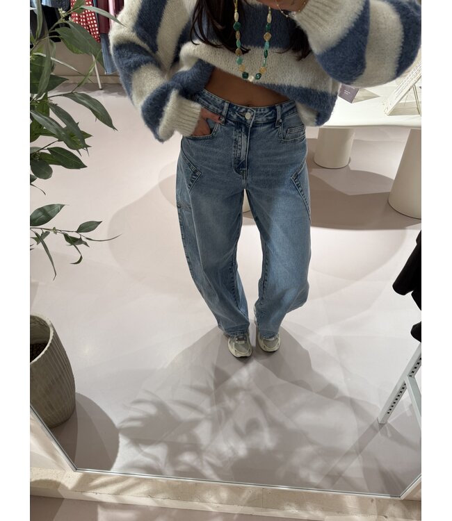 Balloon Jeans Light Blue W3832-3