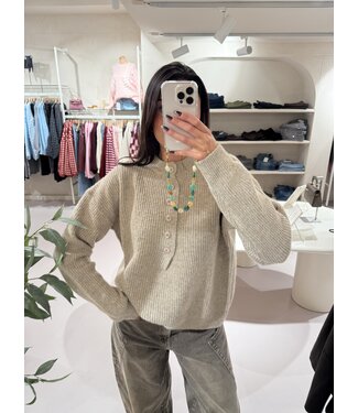 The Cozy Knit Vest Taupe