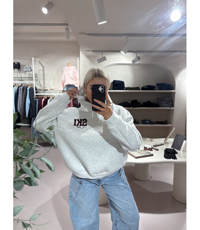 The Ski Club Hoodie Grey