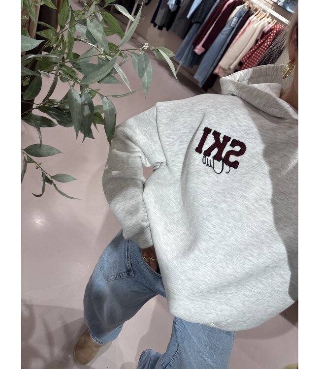 The Ski Club Hoodie Grey