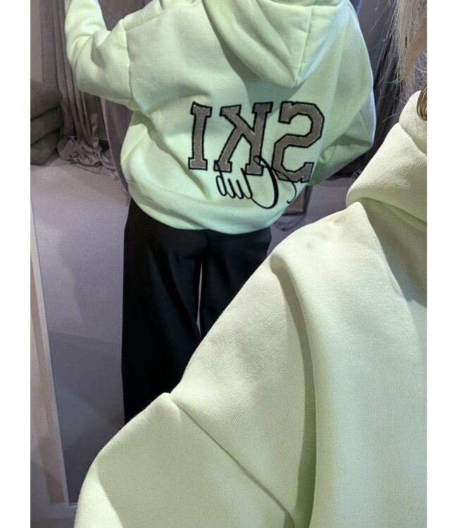 The Ski Club Hoodie Neon Green