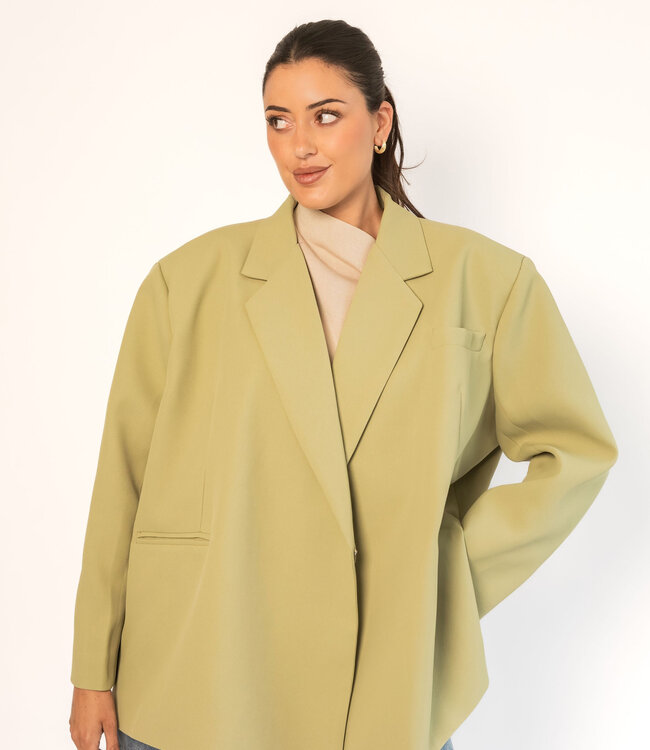 Ambika Oversized Blazer Olive