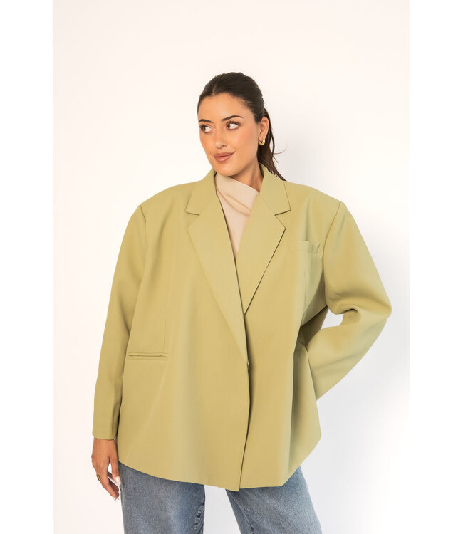 Ambika Oversized Blazer Olive