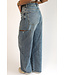 Baggy Tall Jeans Ripped W3882