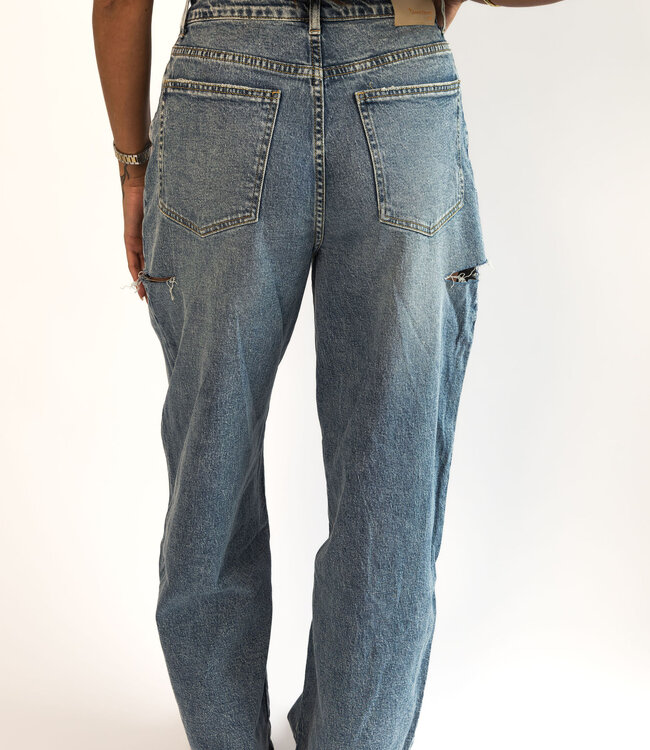 Baggy Tall Jeans Ripped W3882