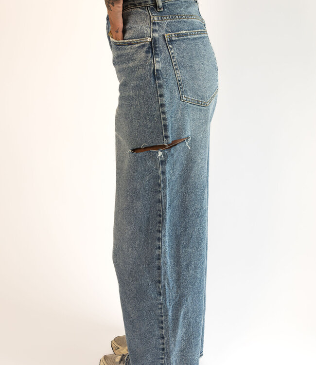 Baggy Tall Jeans Ripped W3882