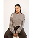 T-Shirt Striped Megan Brown