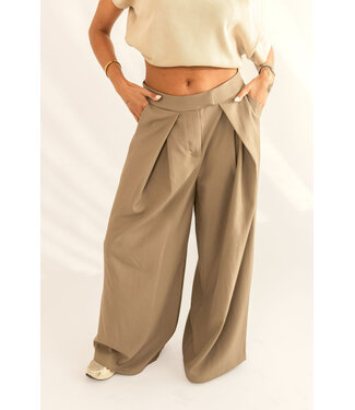 The Ambika Wide Trouser Taupe