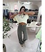 Baggy Wide Leg TALL Grey W3855-G