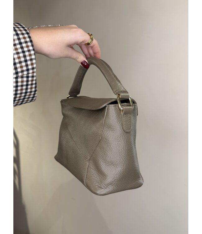 Bag Lexi Mole Taupe Leather