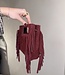 Little Bag Suede Fringe Bordeaux