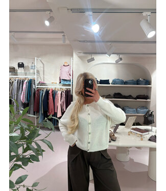 The Ambika Knit Vest Creme