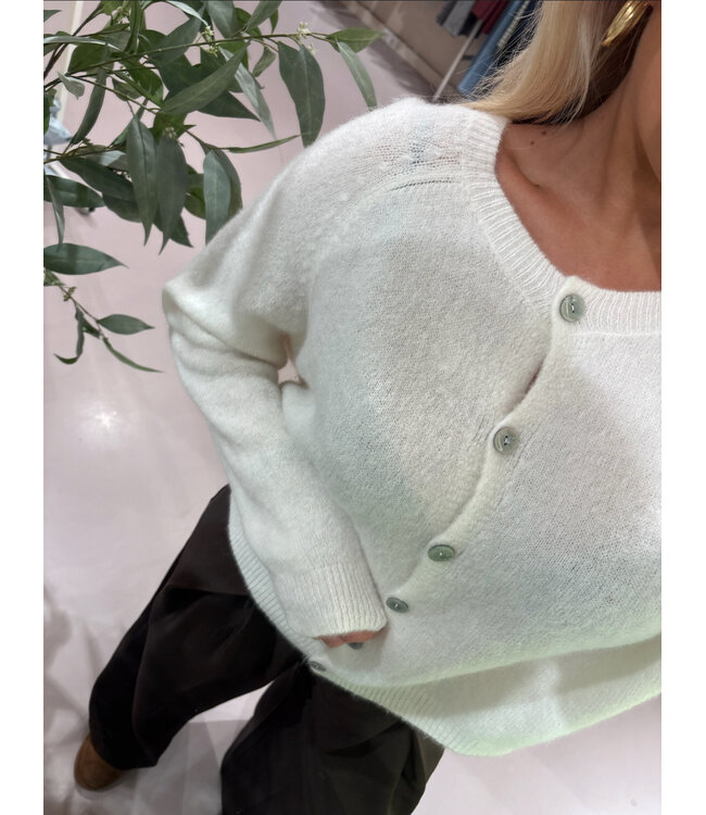 The Ambika Knit Vest Creme