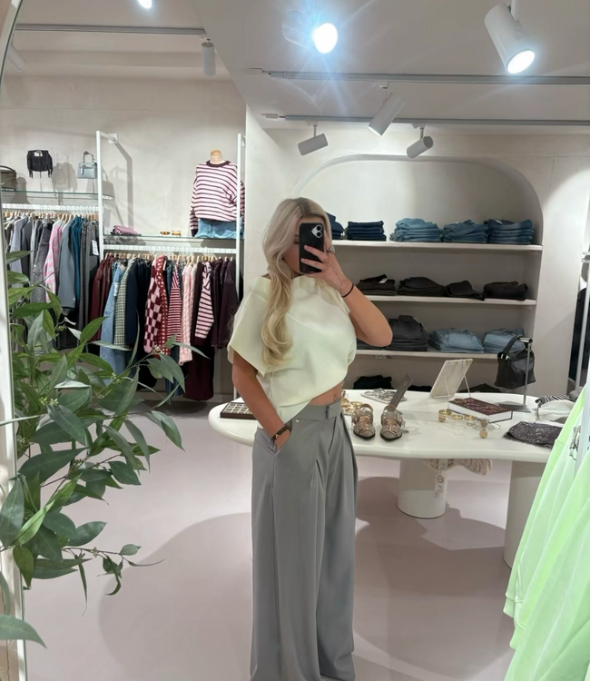 The Ambika Wide Trouser Grey