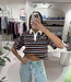 The Cropped Polo Striped