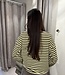 T-Shirt Striped Megan Yellow