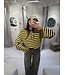 The Striped T-Shirt Brown & Yellow