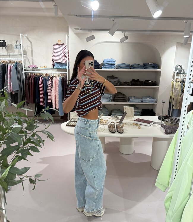 Balloon Jeans Dirty Wash W3832-6