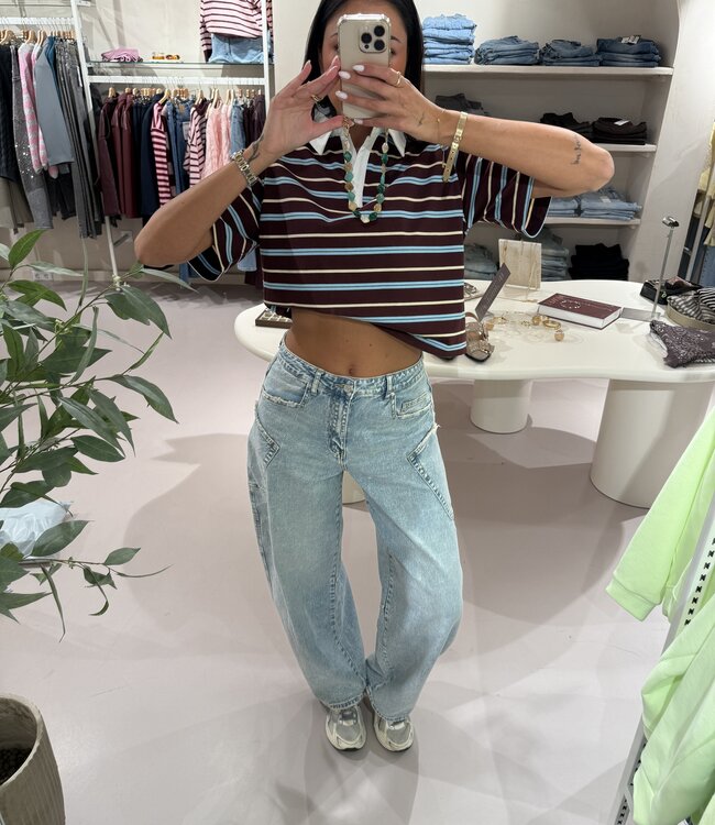 Balloon Jeans Dirty Wash W3832-6