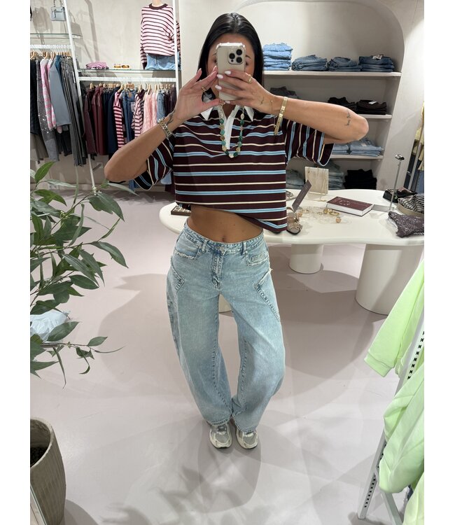 Balloon Jeans Dirty Wash W3832-6