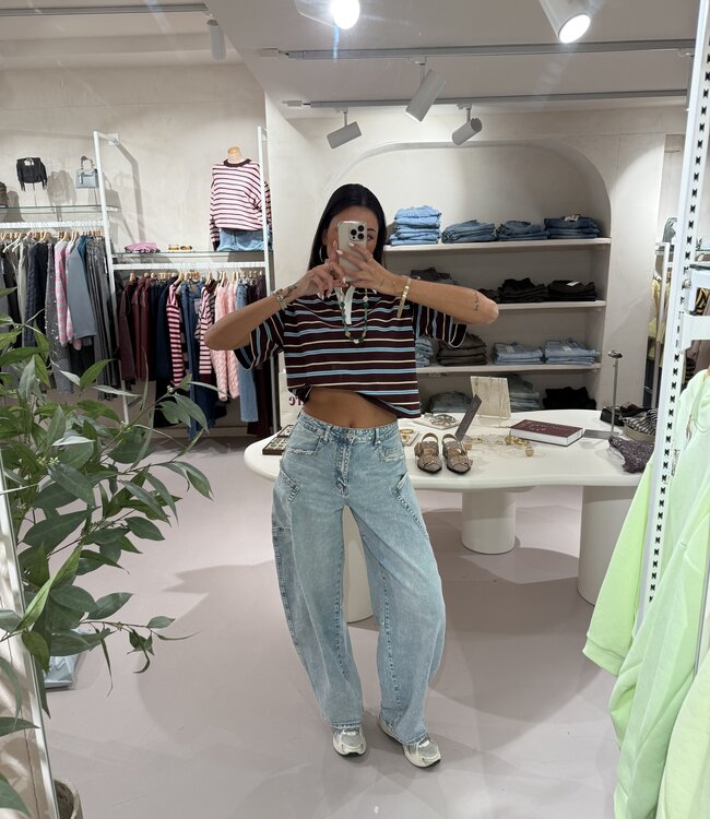 Balloon Jeans Dirty Wash W3832-6