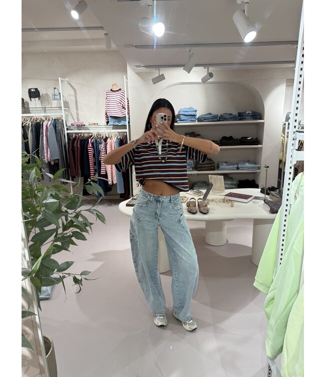 Balloon Jeans Dirty Wash W3832-6