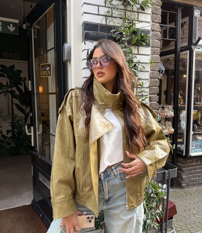 The Oversized  Kate Jacket Green