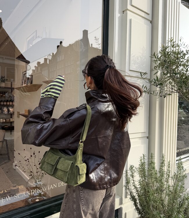 The Rebel Leather Jacket Brown