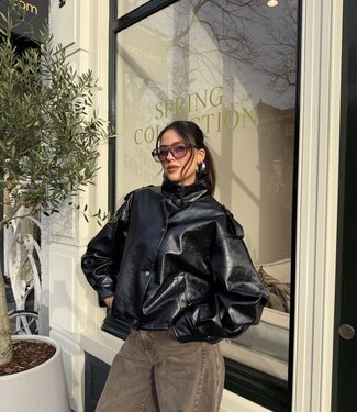 The Rebel Leather Jacket Black