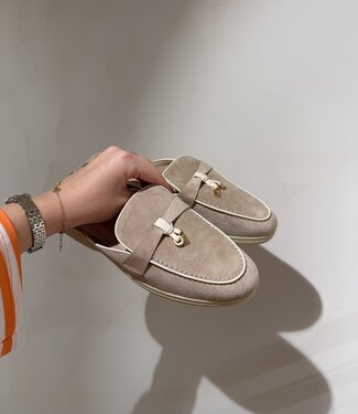 Loafer Mule Beige