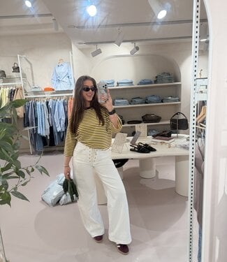 The Wide Leg Lace Harper White