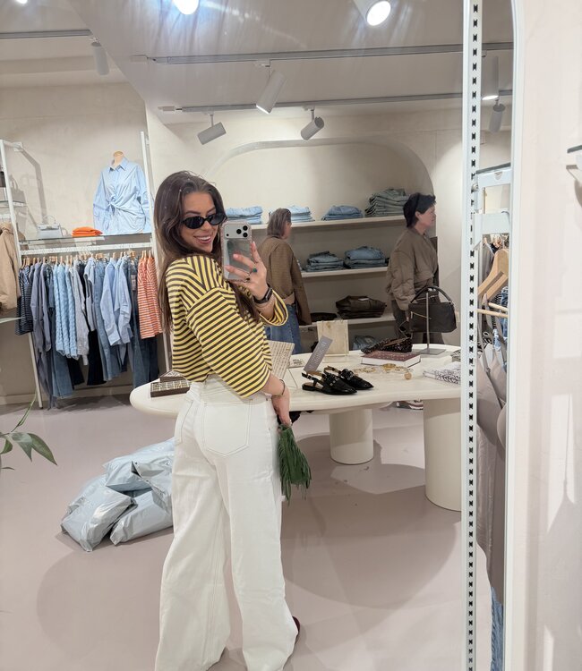 The Wide Leg Lace Harper White