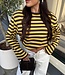 The Striped T-Shirt Brown & Yellow