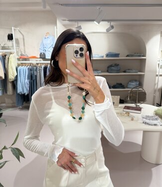 The Vanessa See Through Top White