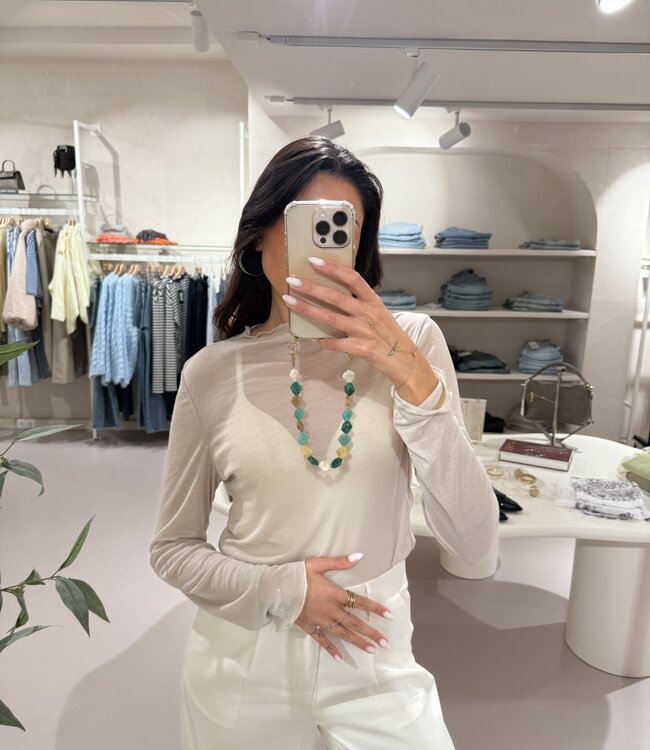 The Vanessa See Through Top White