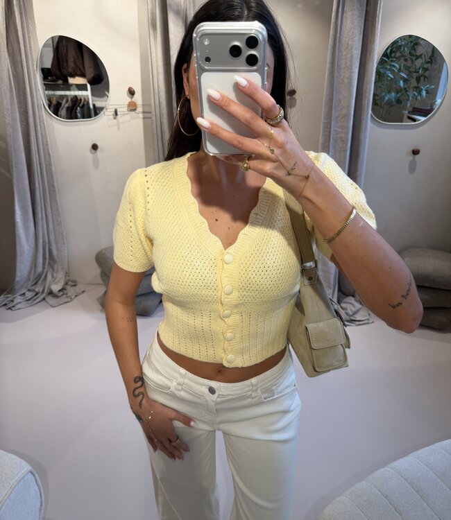 The Amalfi Knit Butter Yellow