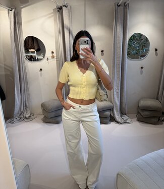 The Extra Long Wide Leg Creme RD3066-5