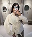 Blouse Mandy Geruit Beige