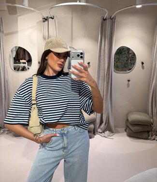 T-Shirt Striped Light Blue & Blue