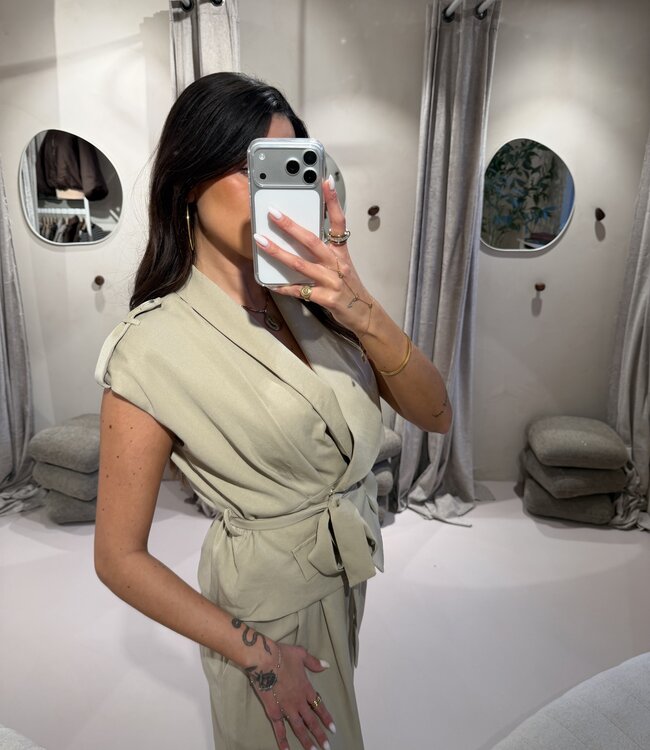 The Valencia Top Beige