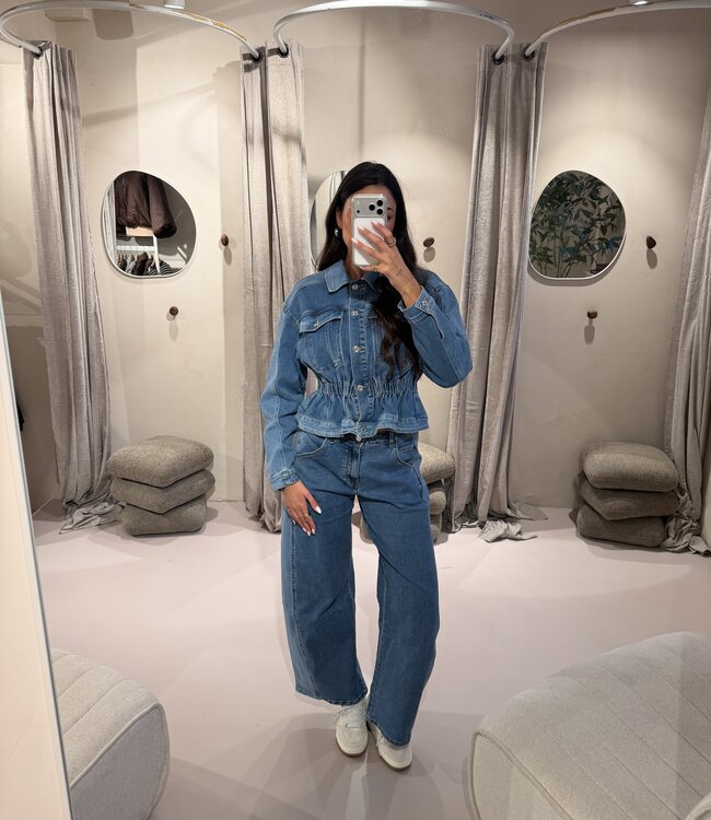 The Sienna Wide Denim Jeans