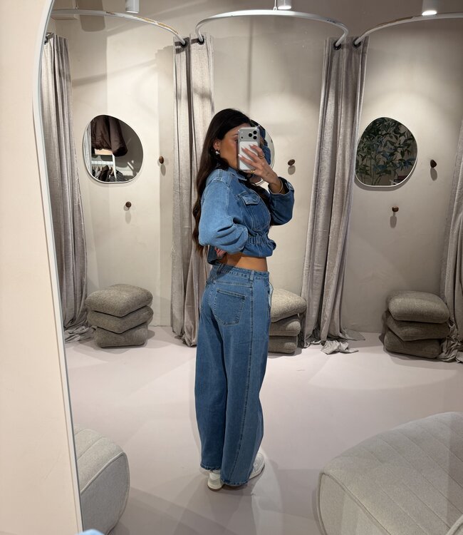 The Sienna Wide Denim Jeans