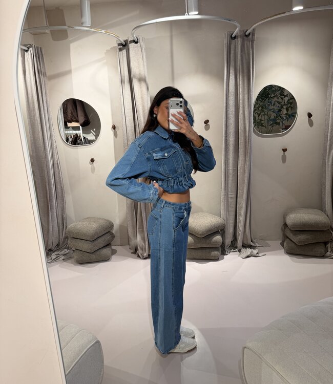 The Sienna Wide Denim Jeans