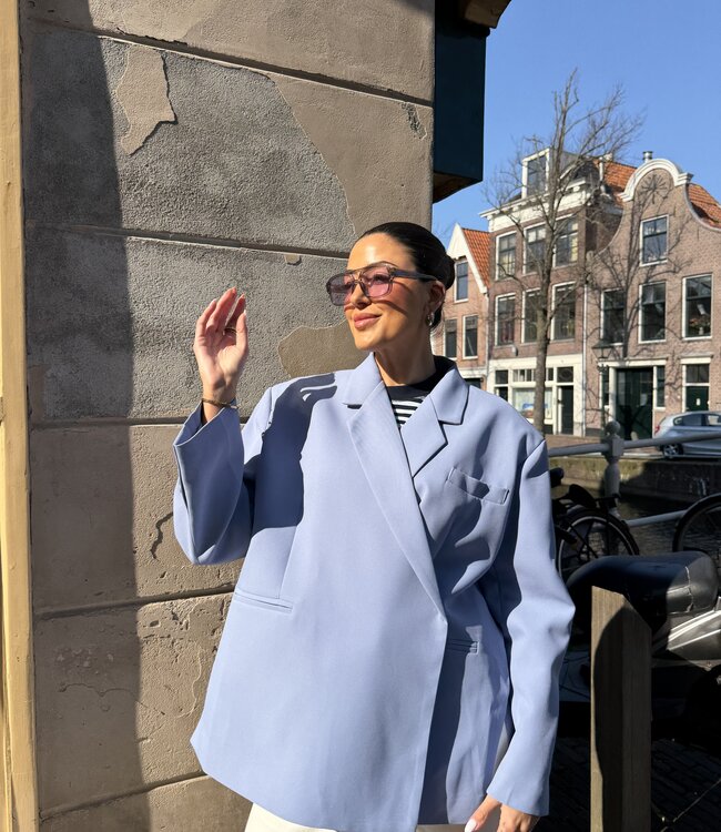 Ambika Oversized Blazer Blue