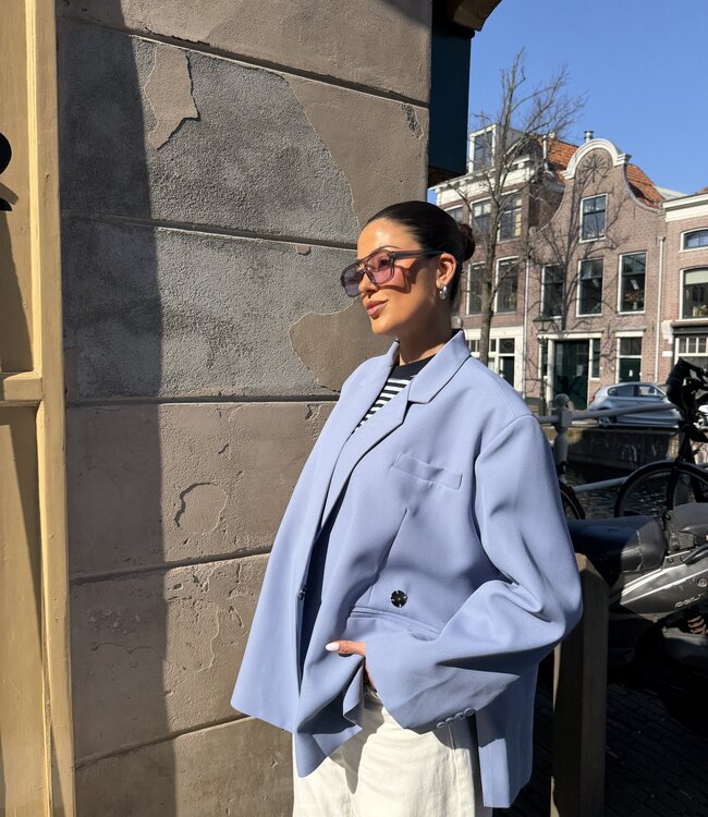 Ambika Oversized Blazer Blue